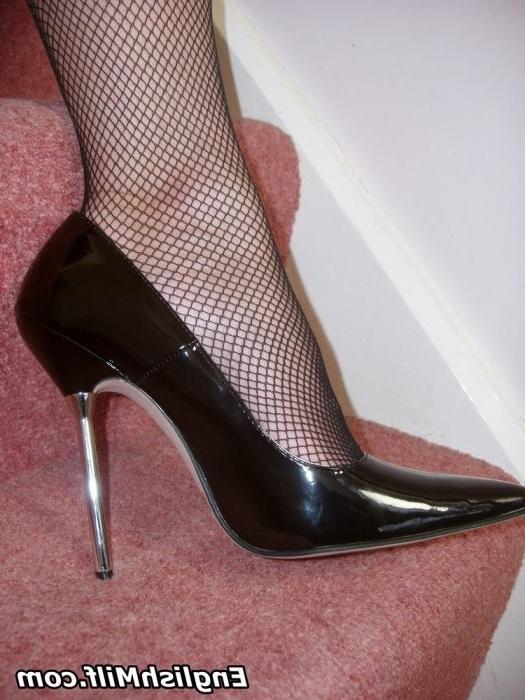 16P Kinky housewife gets horny on the stairs in pvc and fishnets