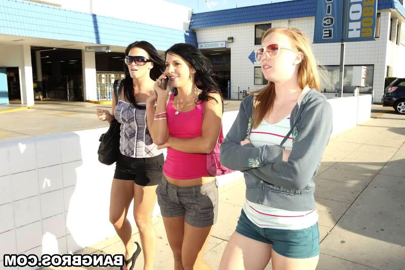 18P Hot teens get banged hard by average joes in the car