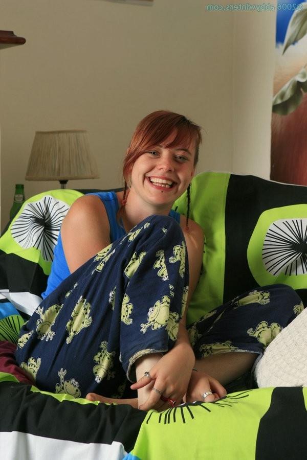 15P Shy Redheaded Amateur Girl Finally Shows Her Hot Body
