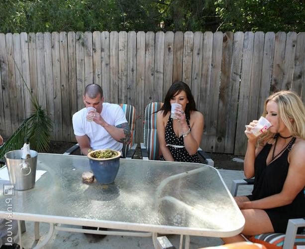 16P Hot wives fucking hard at swing orgy