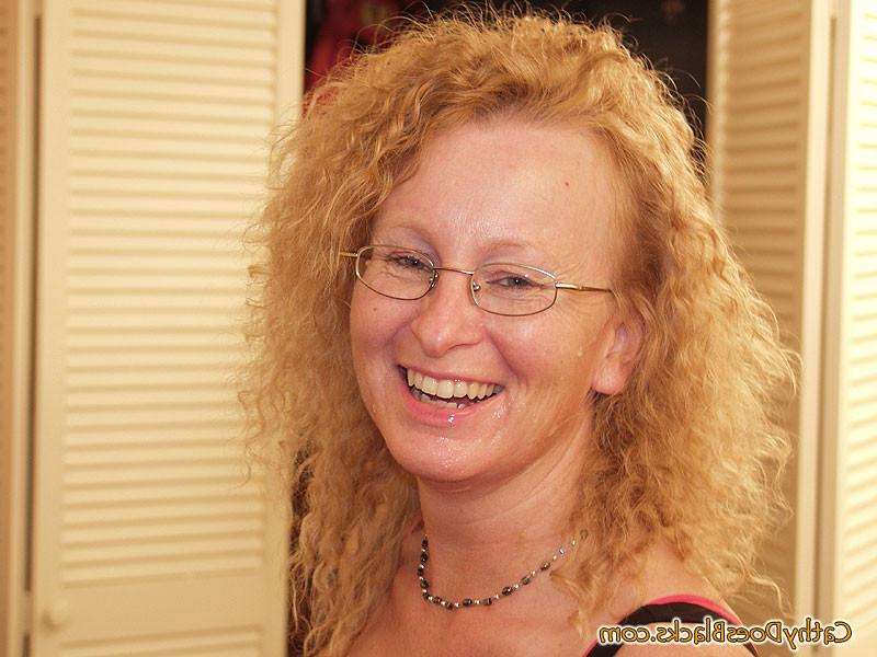 19P Hot blonde milf gagging on gooey black seed