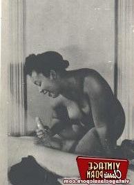 12P Vintage black babes from all over the world posing nude