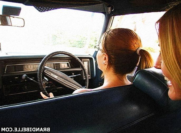 16P Nympho teens all over a car mechanics hard cock