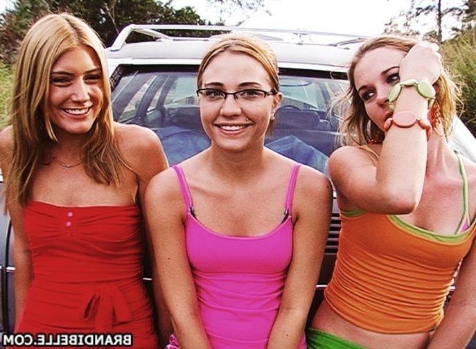16P Nympho teens all over a car mechanics hard cock