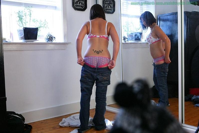 16P Caught Bare Ass and Bent Over on Hidden Camera in Dressing Room