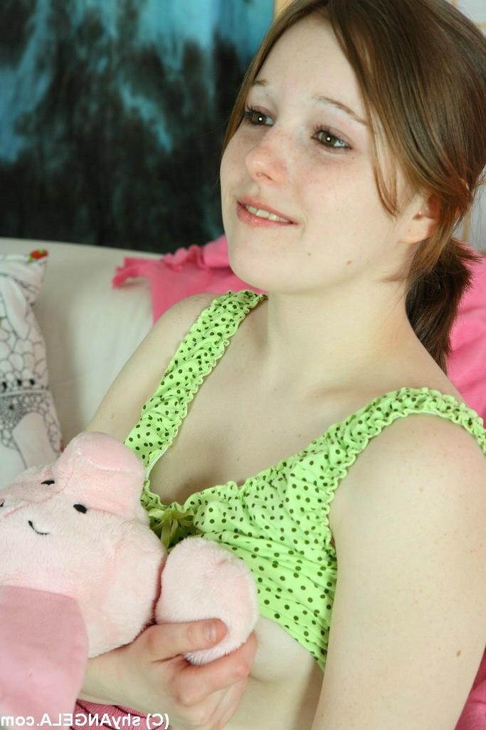 16P Shy teen topless