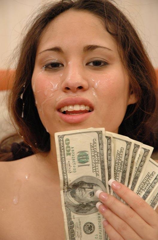 16P Nasty brunette teen fucking two old cocks for money