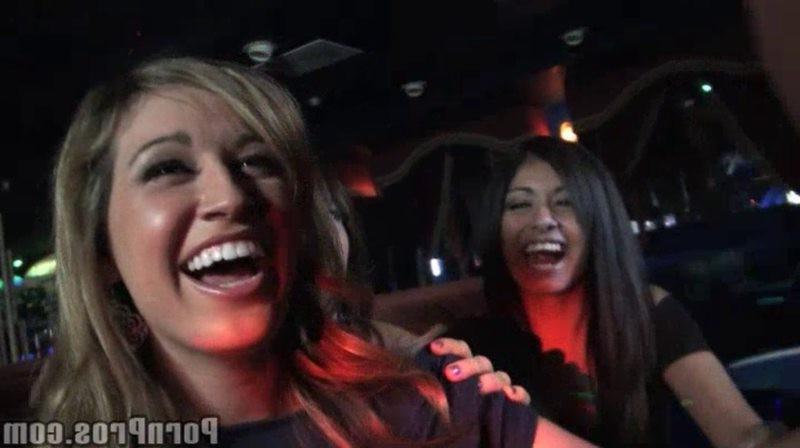 12P Drunk babes all over a male stripper and his cock