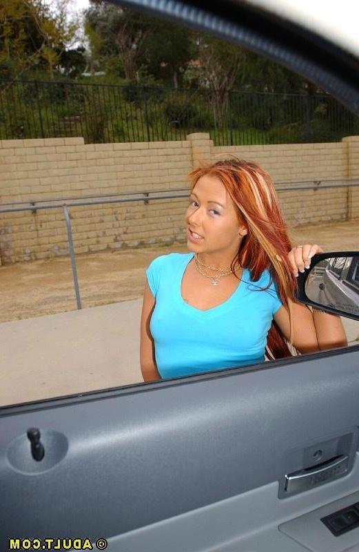 16P Redhead teen gets her pussy worked over