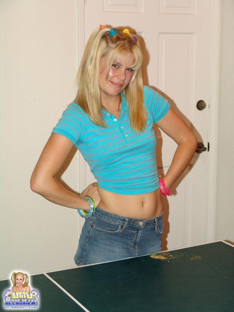 16P Teen girlfriends are playing a game of sexy pool