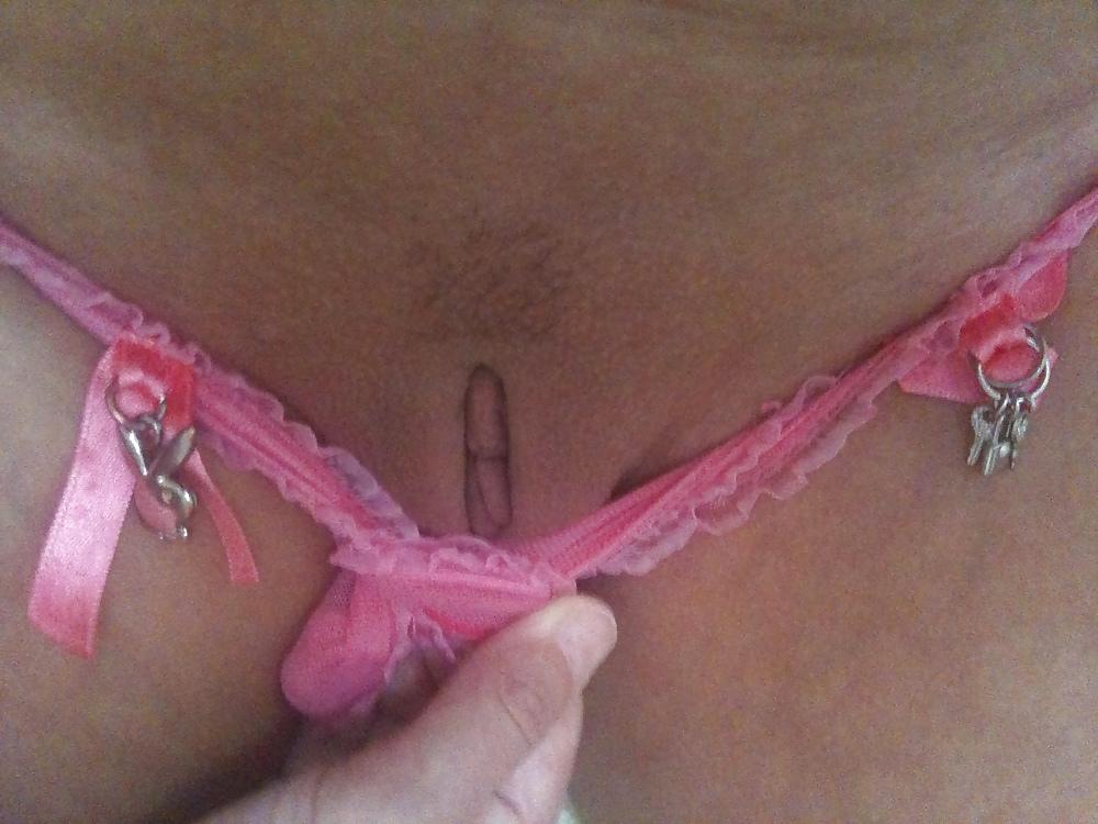 14P Playboy knickers n pussy show