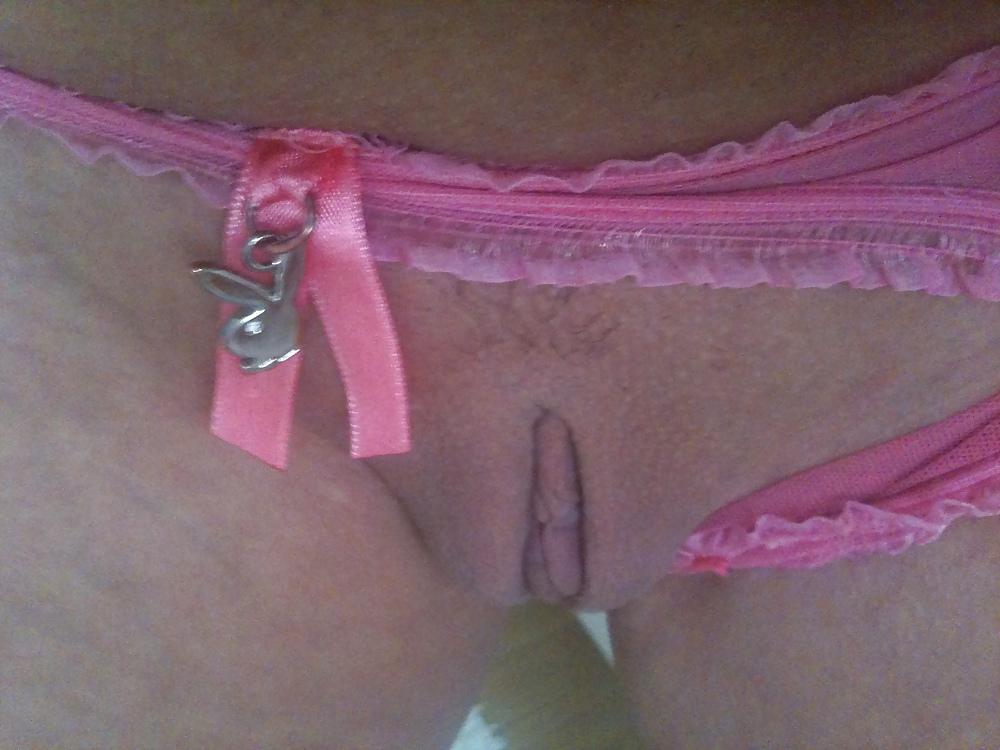 14P Playboy knickers n pussy show