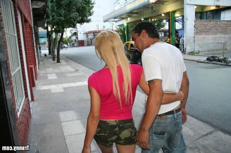 15P Downtown blonde latina tranny fucked in local hotel