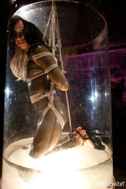 24P Shemale with 10inch cock fucked slave guy and hot domina