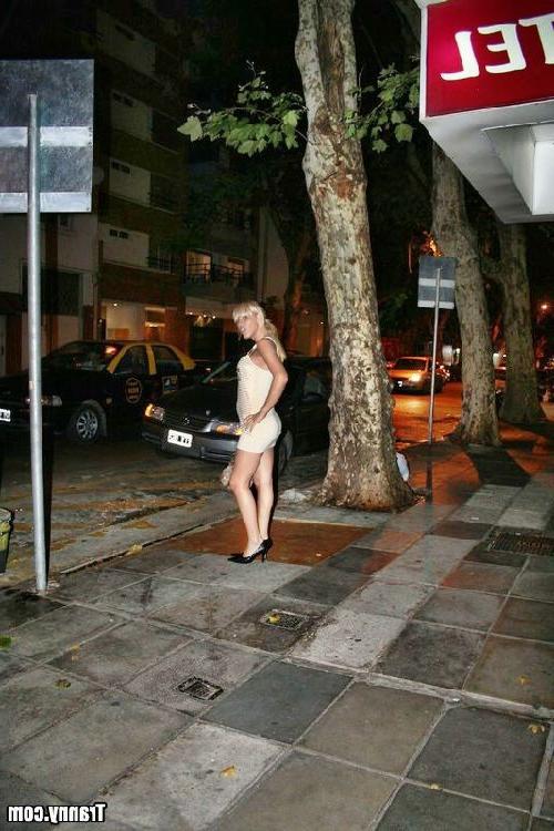 16P A hot blonde tranny hooker getting her ass tapped hard