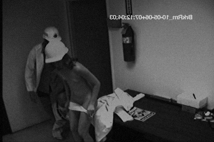 16P Horny couple caught fucking by hidden security camera
