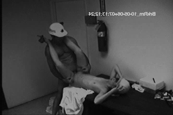 16P Horny couple caught fucking by hidden security camera