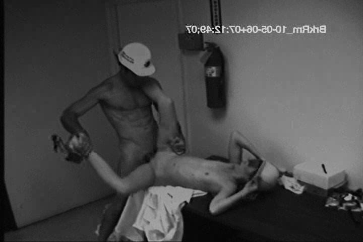 16P Horny couple caught fucking by hidden security camera