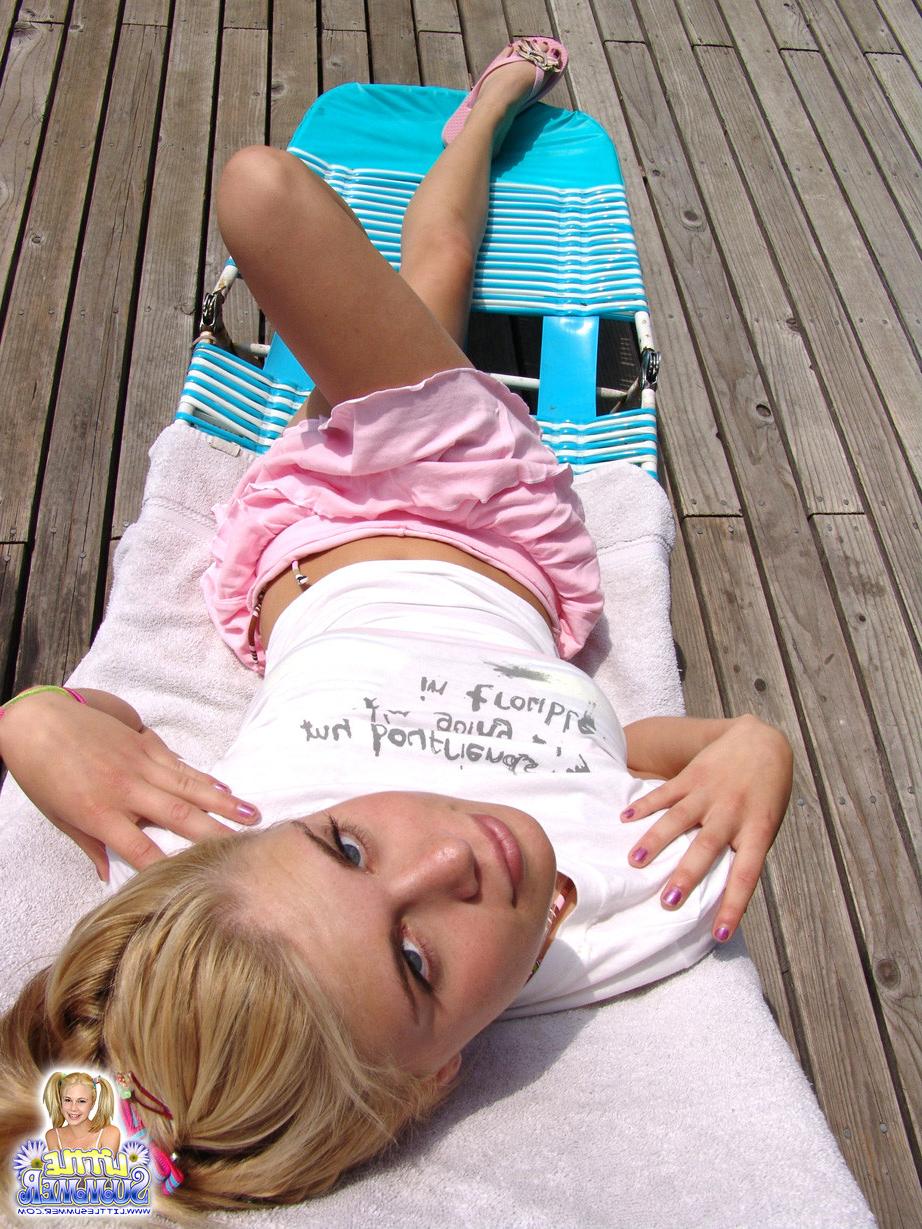 12P Come on over and get wet with hot cute teen little summer and get wet