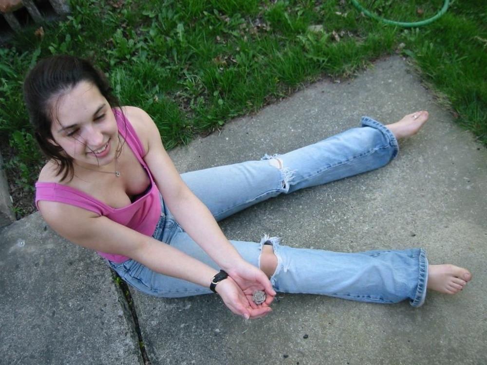 15P Tight body teen has her shaved pussy drilled on the couch