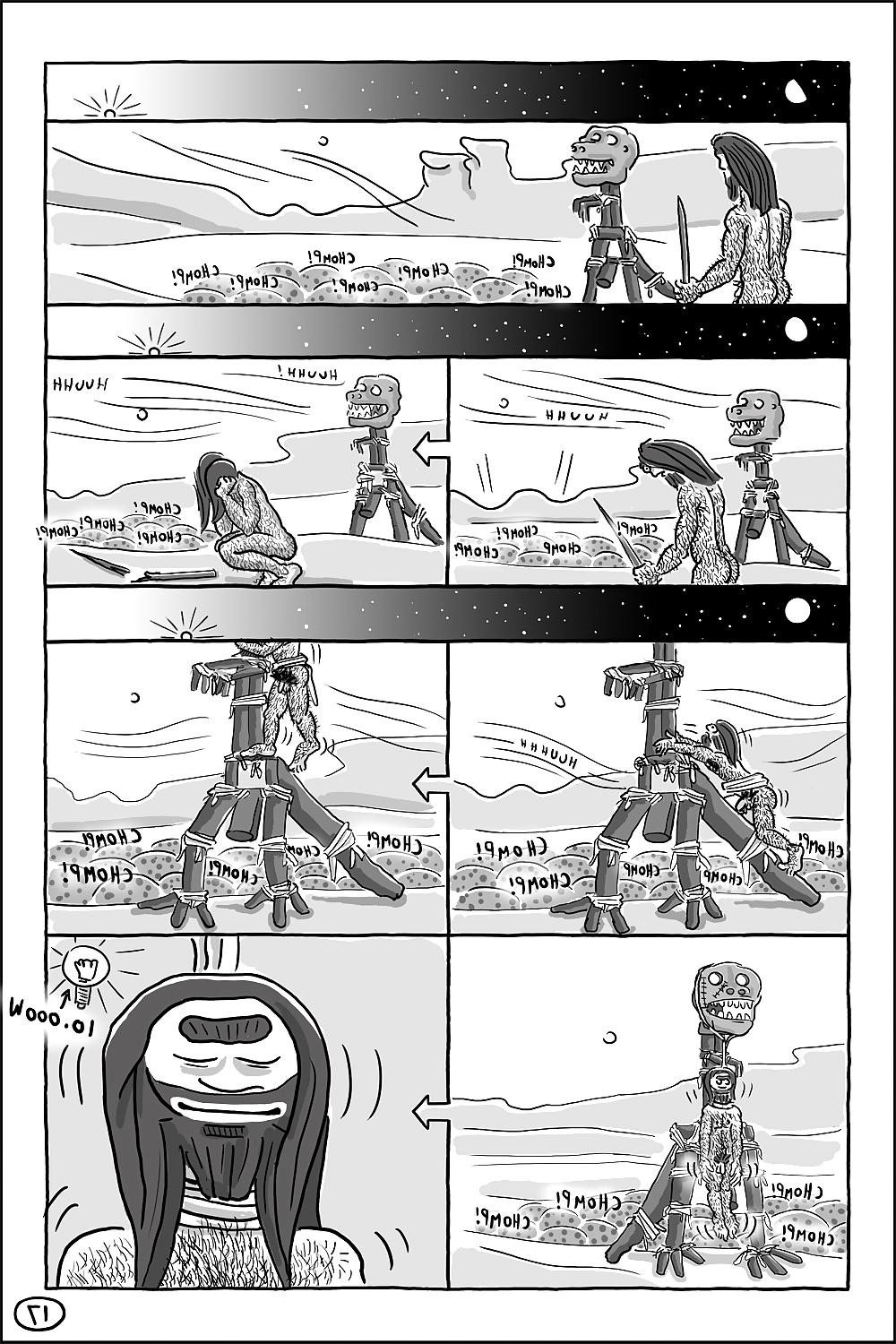 23P TESTOSTERONE - A TRAGEDY.3rd cartoon by chris ingres:) .