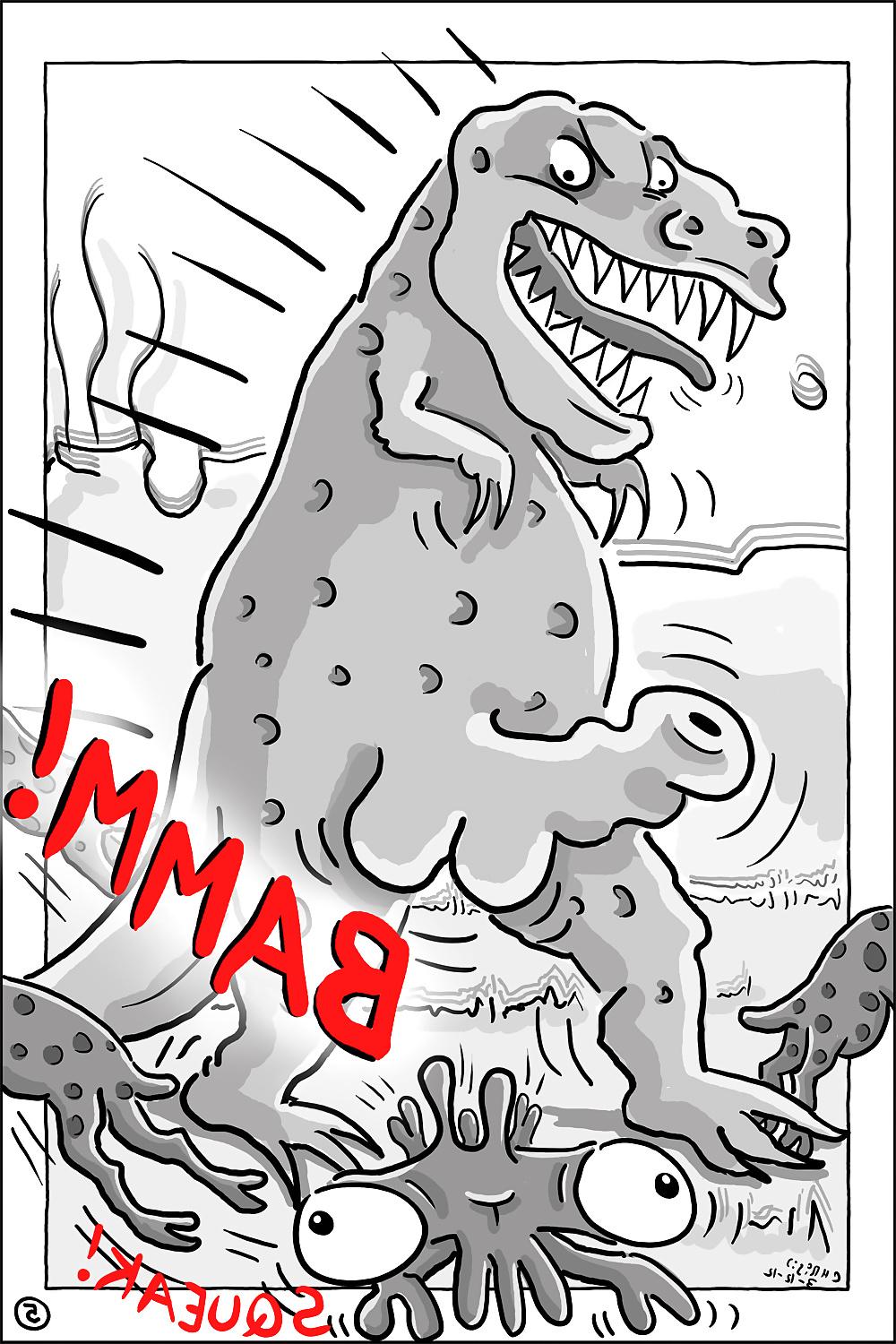 23P TESTOSTERONE - A TRAGEDY.3rd cartoon by chris ingres:) .