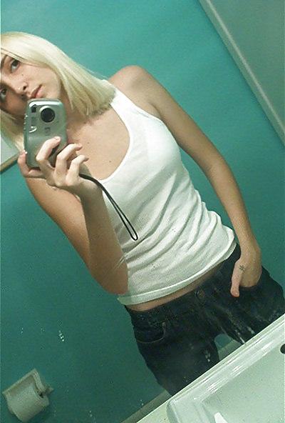 25P Super hot skinny blonde teen