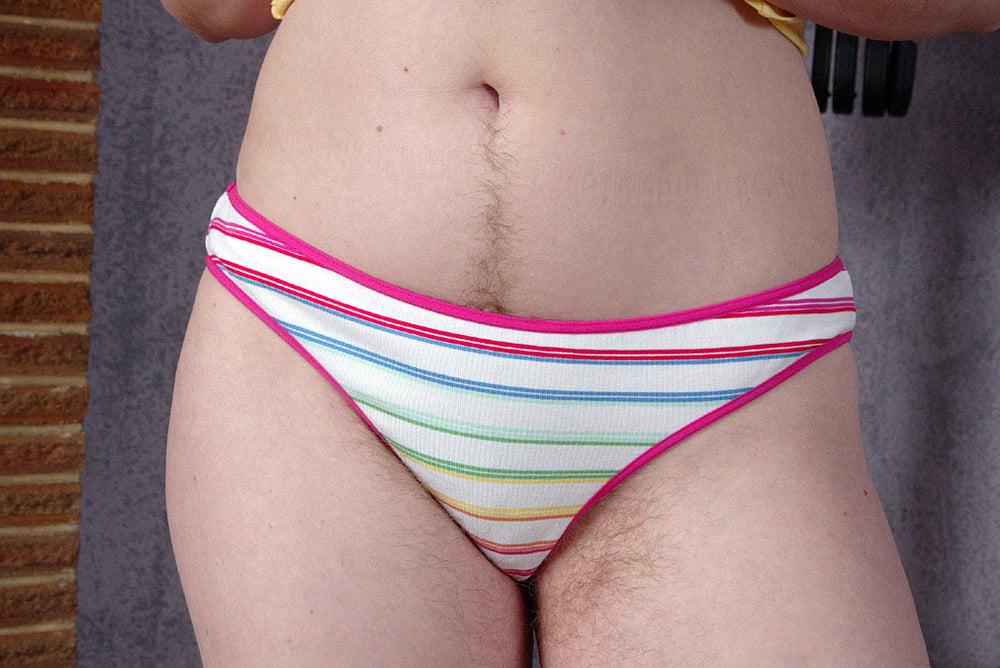 20P Girls Hairy belly happy trails 3