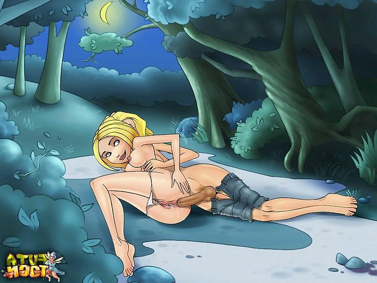 15P Famous cartoon babes go shemales