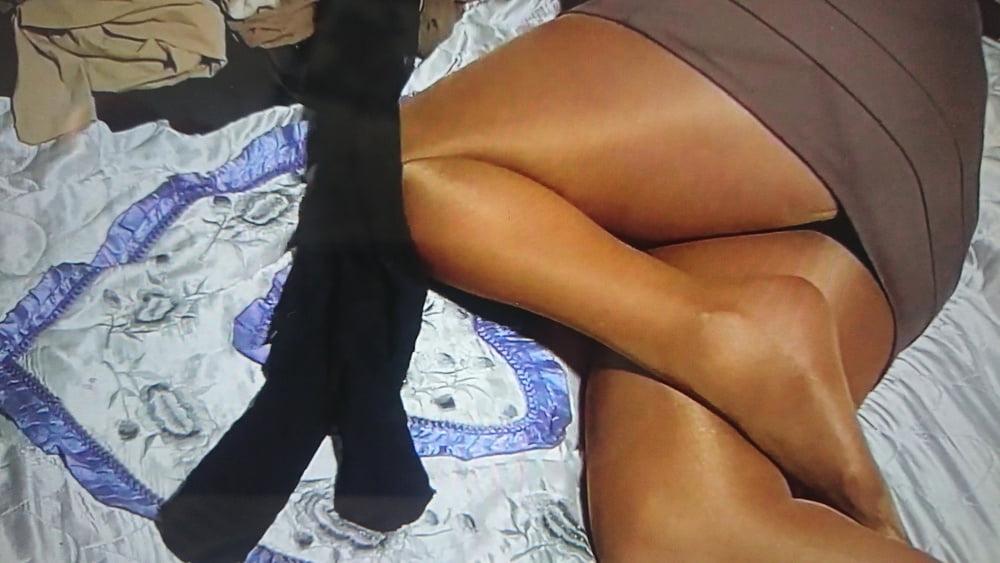 25P Femme au foyer en collants, culotte sexy transparente