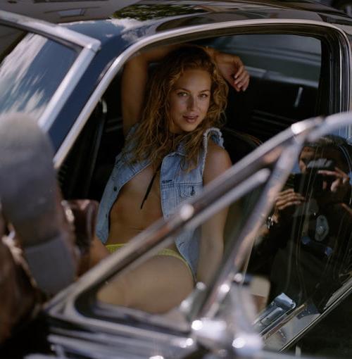 25P A girl in a car