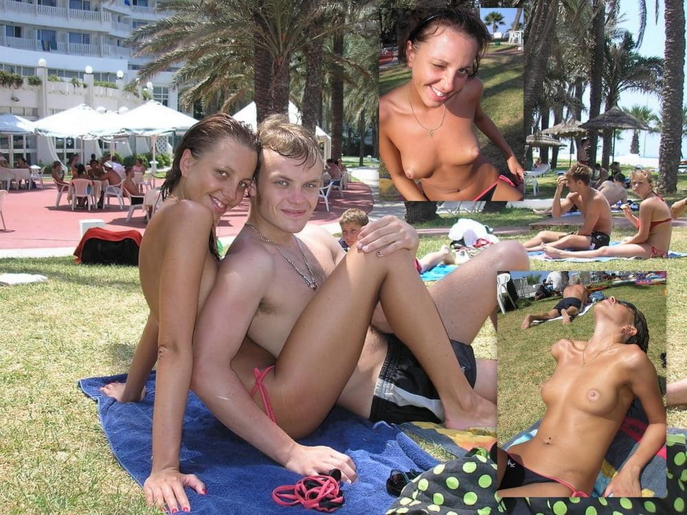 12P Young couple on vacation