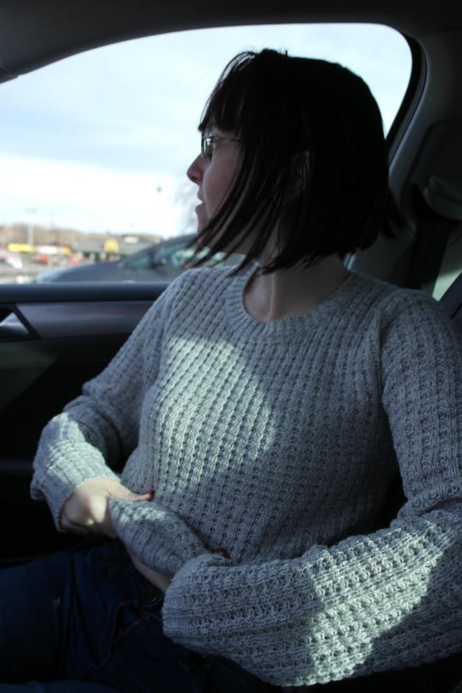 25P Haley flashing in Barnsley Car park