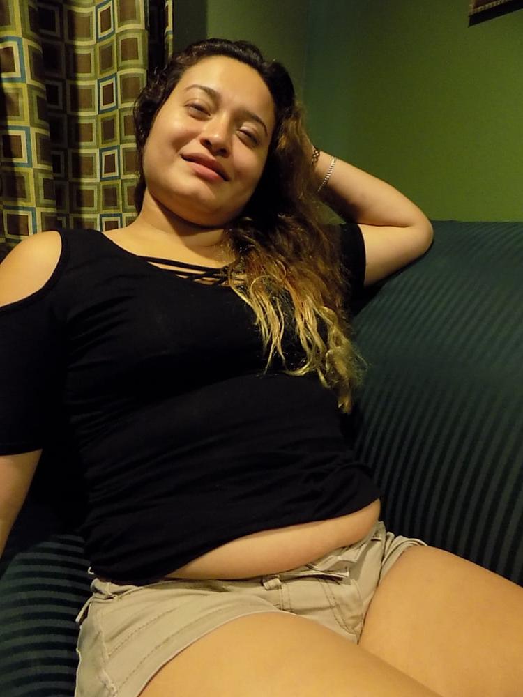 25P Chubby Belly Latina After Lunch