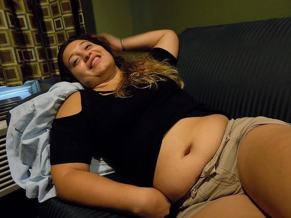 25P Chubby Belly Latina After Lunch