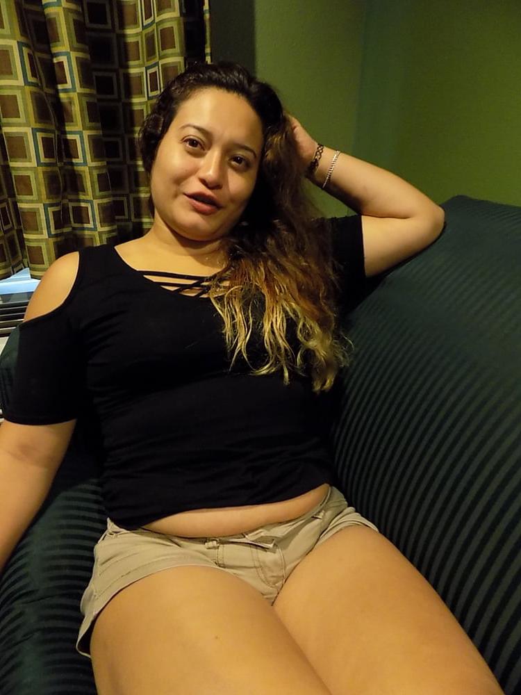 25P Chubby Belly Latina After Lunch