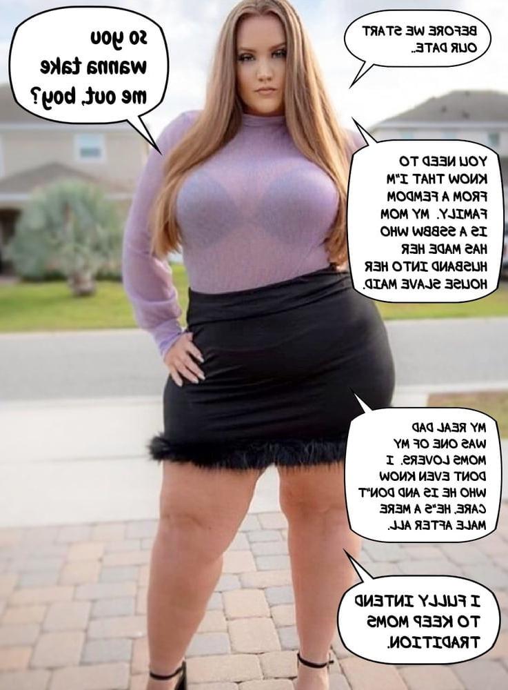 17P BBW Domme Captions