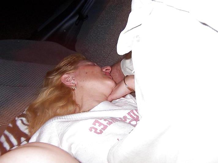 20P Mrs Ryan before and after being fucked for cash in her car