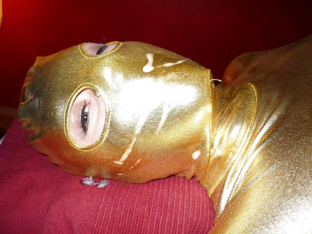 13P New golden zentai 
