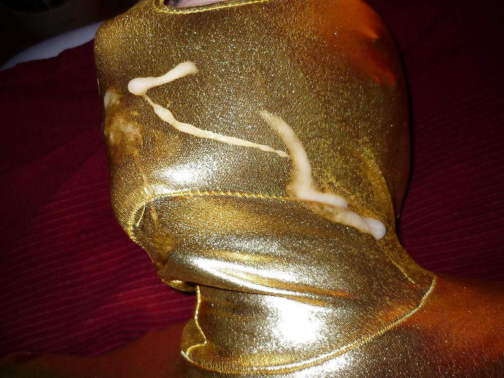 13P New golden zentai 