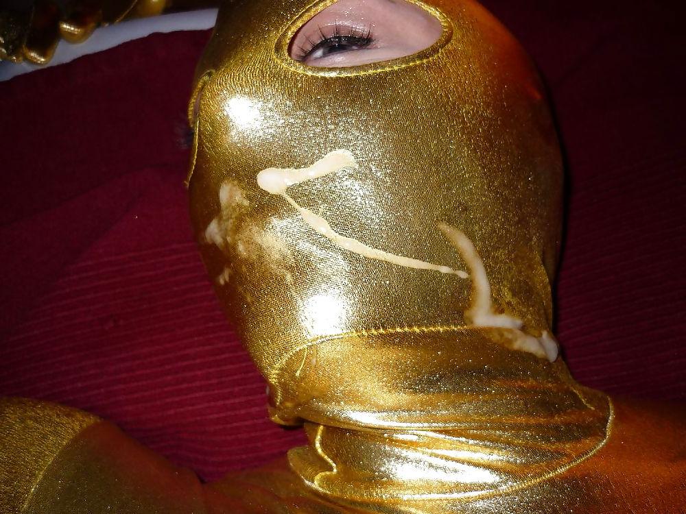 13P New golden zentai 