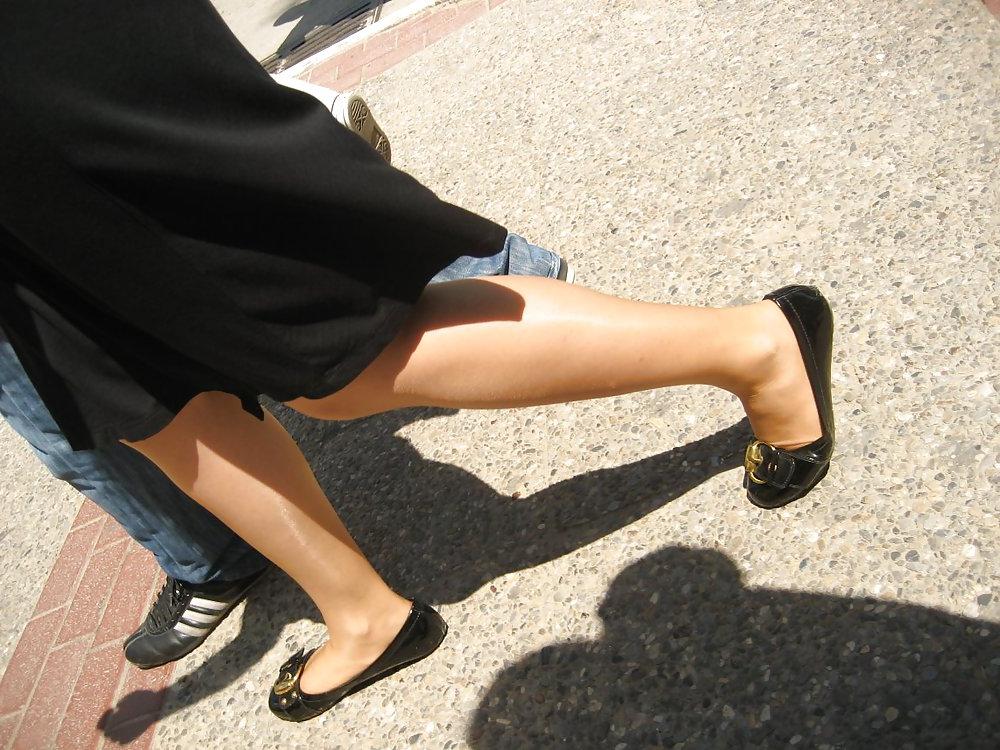 25P Candid Ballet Flats and Pantyhose in HQ
