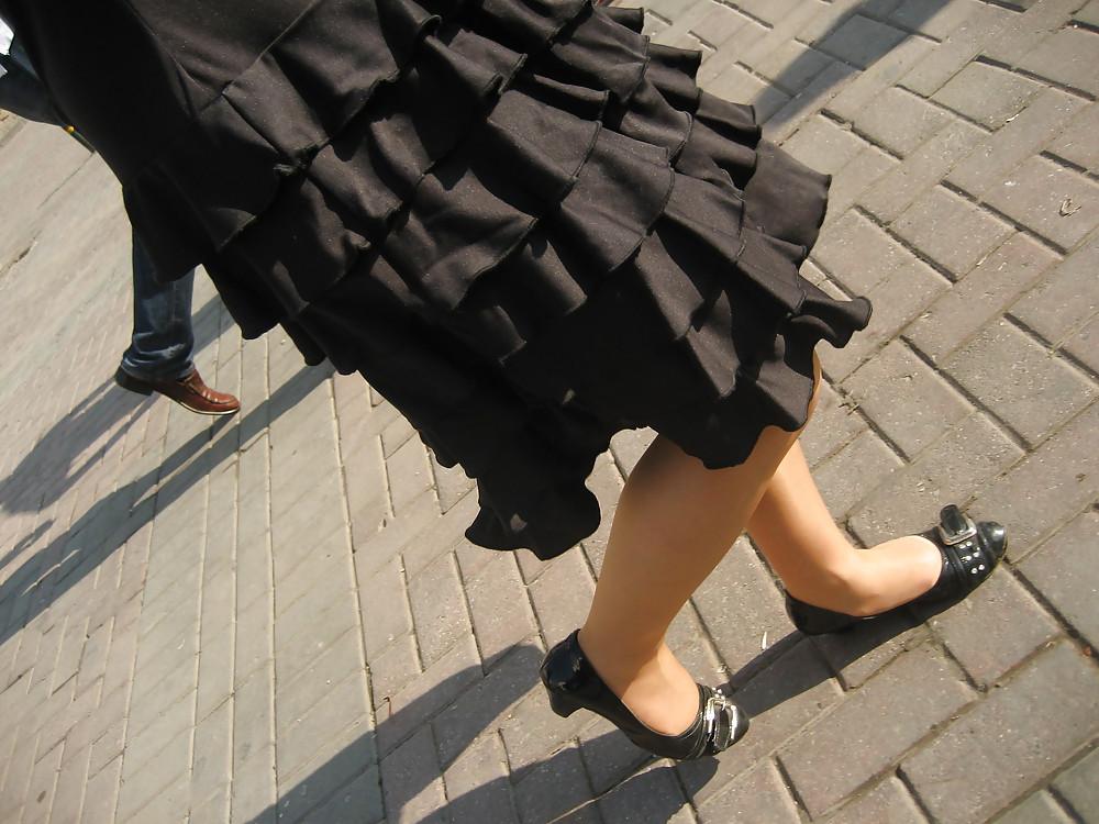 25P Candid Ballet Flats and Pantyhose in HQ