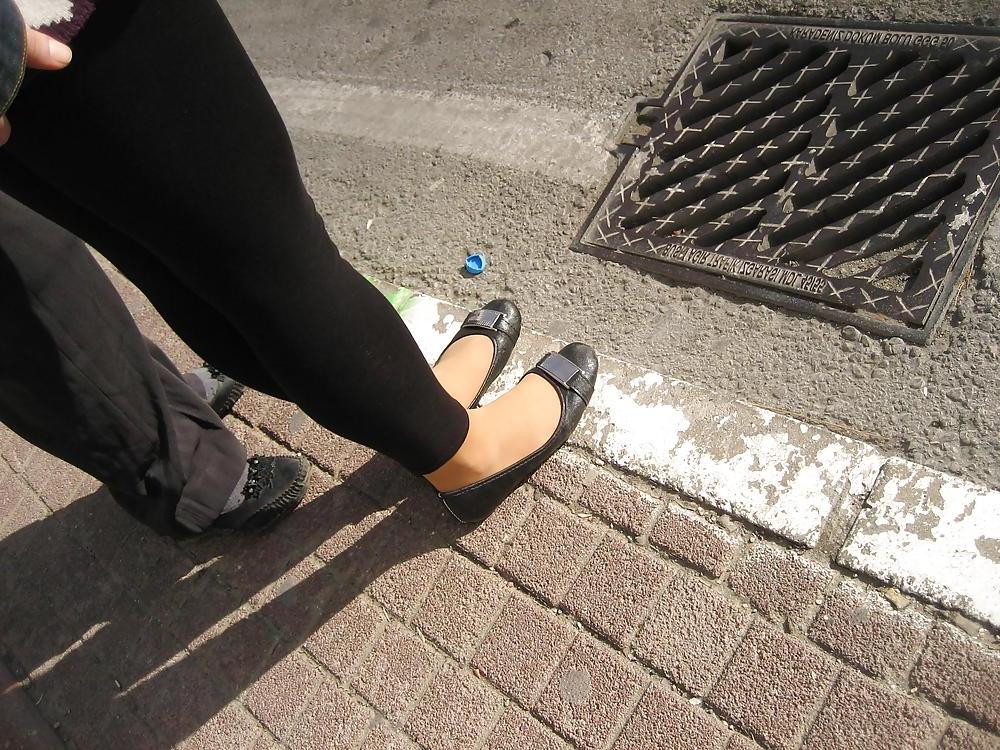 25P Candid Ballet Flats and Pantyhose in HQ