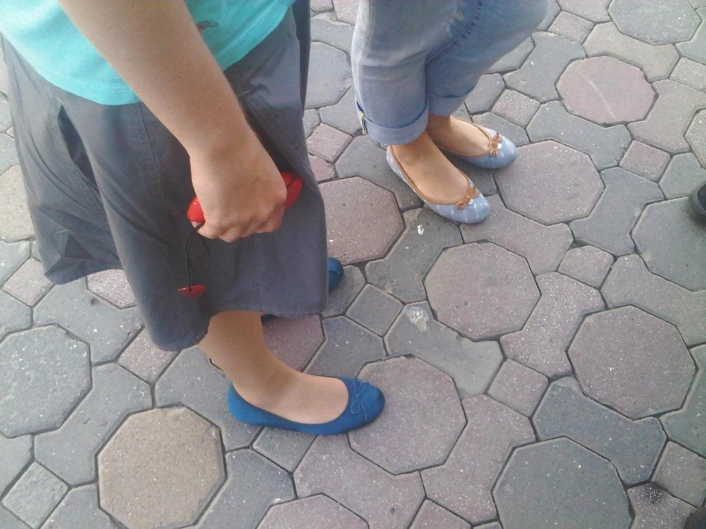 25P Candid Ballet Flats and Pantyhose in HQ