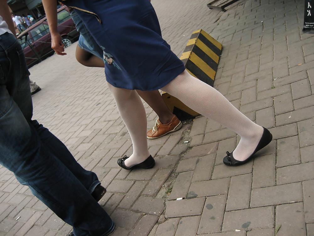 25P Candid Ballet Flats and Pantyhose in HQ