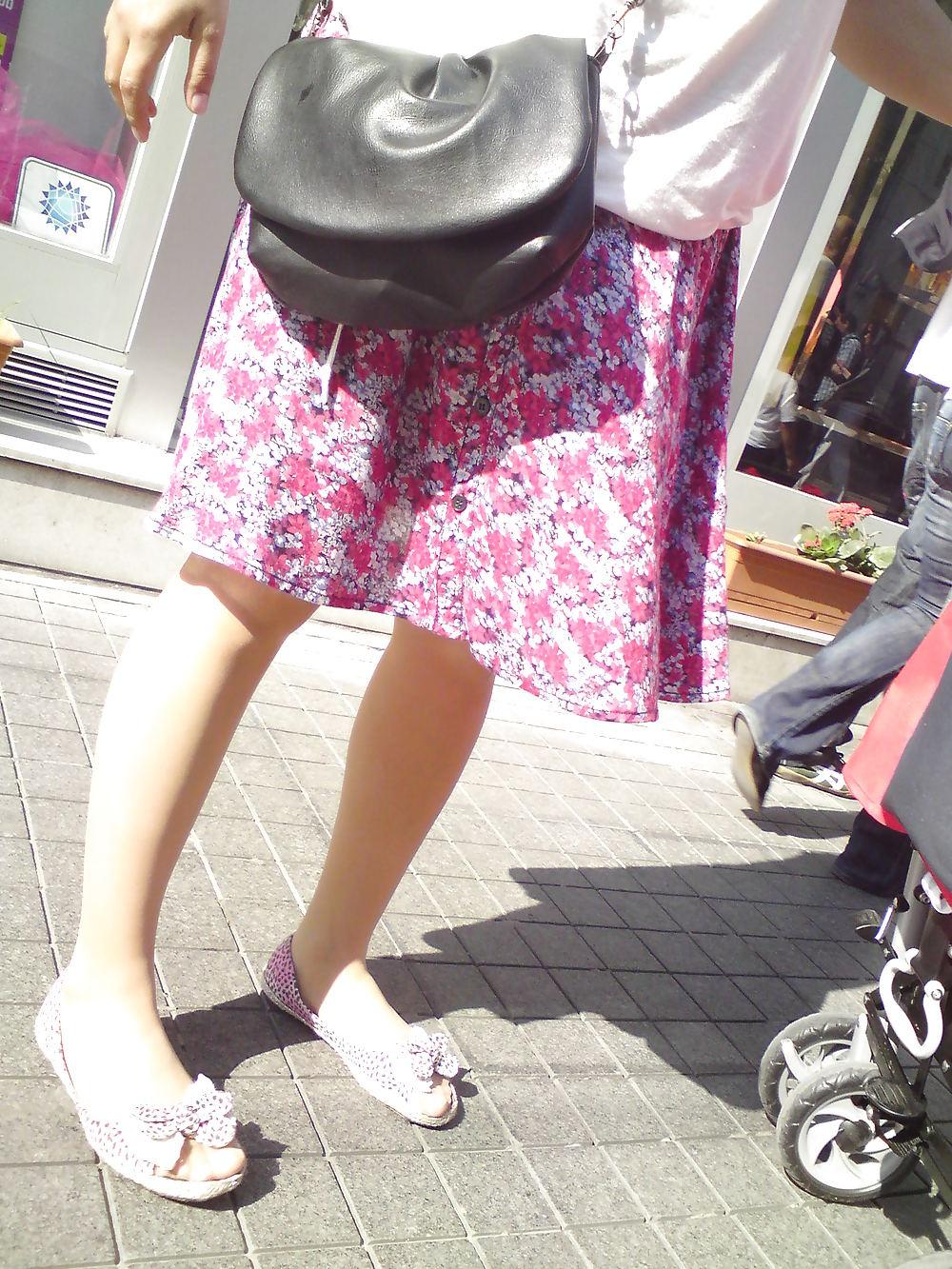 25P Candid Ballet Flats and Pantyhose in HQ
