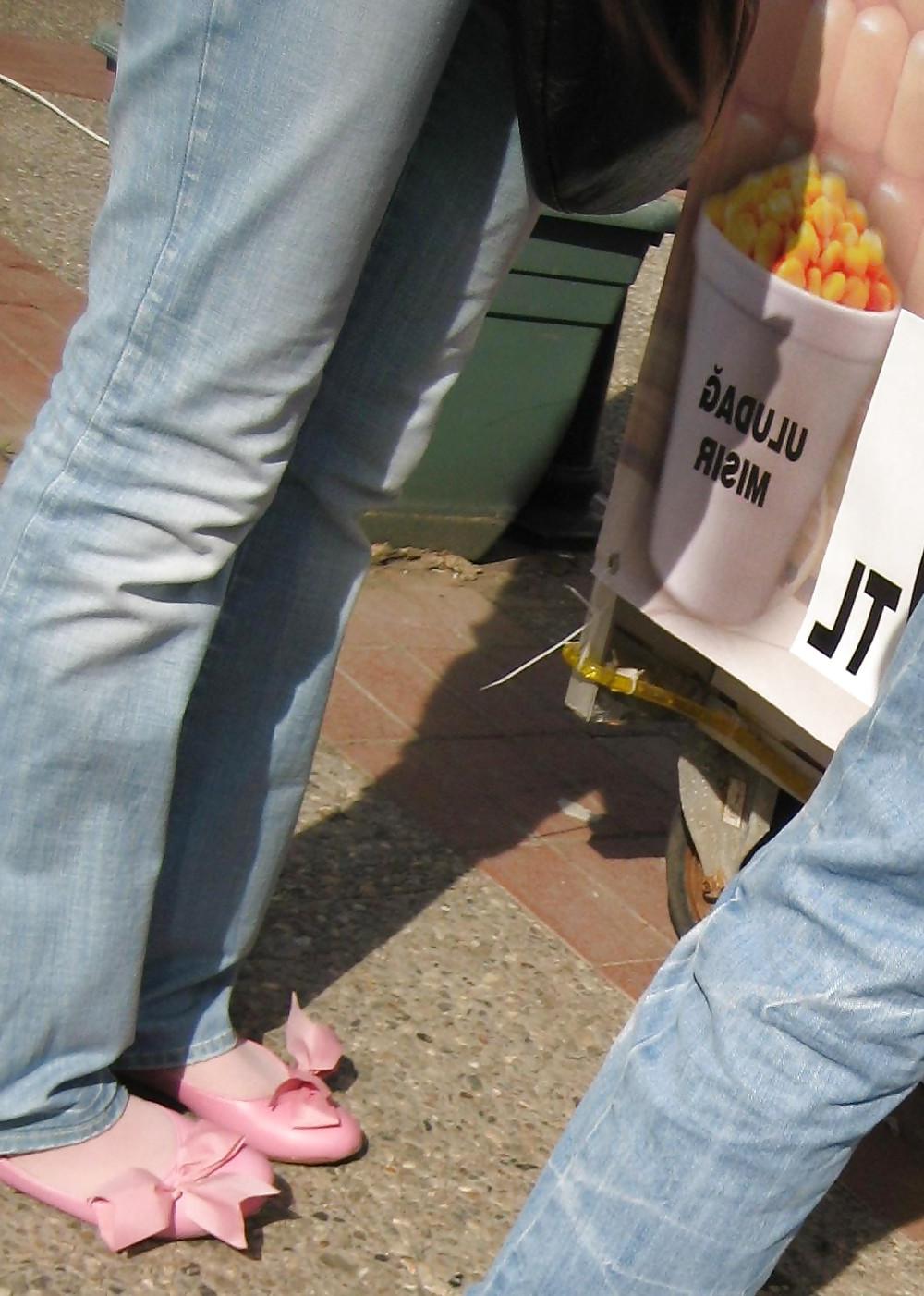 25P Candid Ballet Flats and Pantyhose in HQ