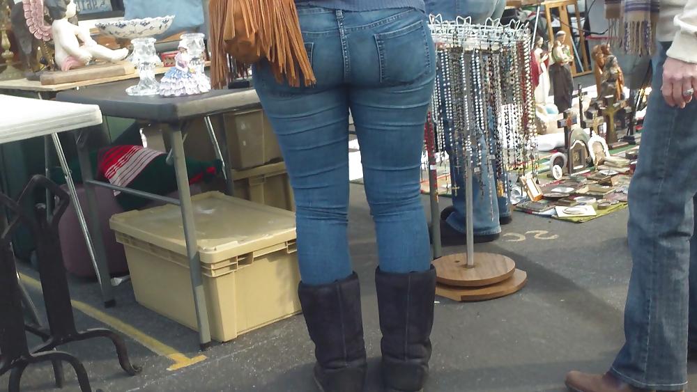 25P Sexy teen ass & butts in jeans 