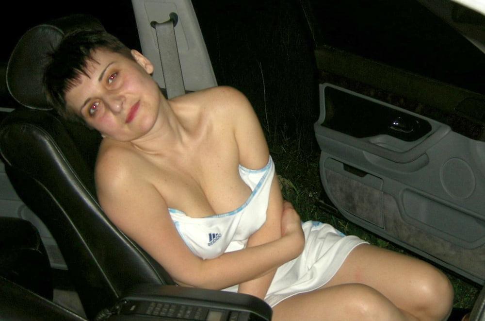 12P Naked in the Car